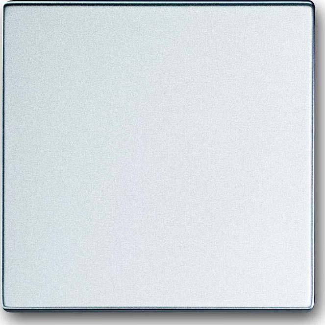 Busch-Jaeger Abdeckung Ausschalter, Wechselschalter, Kreuzschalter, Taster Weißaluminium (RAL 9006), Aluminium 2CKA001751A2943