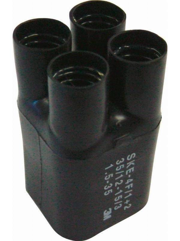 3M Deutschland Warmschrumpf Aufteilkappe 4 x - 35 mm² SKE 4F/1+2 mm², mm, 15 100 mm