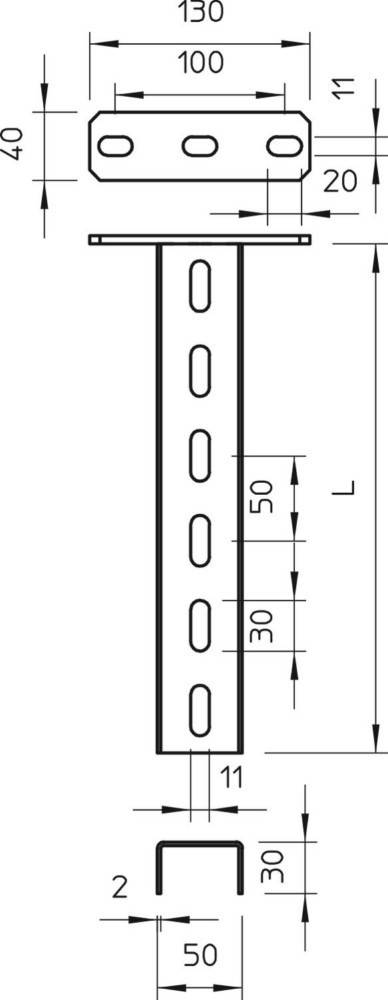 OBO Bettermann 6342366 Montagezubehör 1 St. Metall
