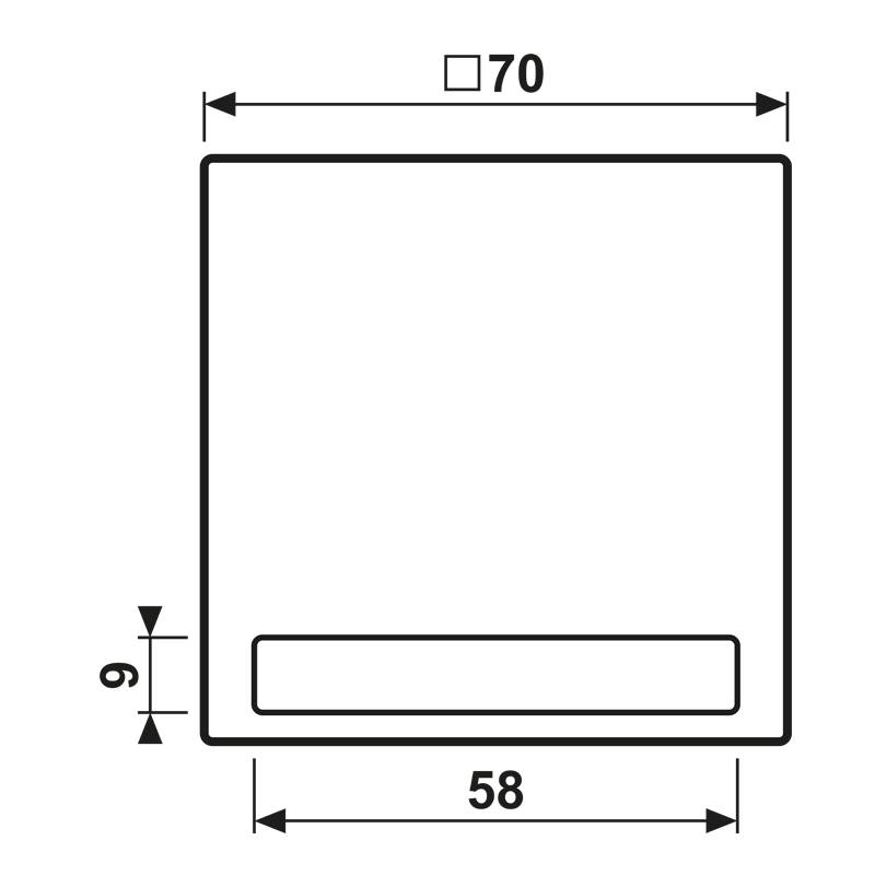 Jung 1fach Abdeckung Wechselschalter Creme-Weiß LS990NA 1St.