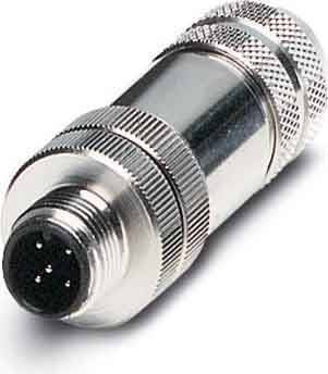 Phoenix Contact 1521261 Sensor-/Aktor-Datensteckverbinder M12 Stecker, gerade Polzahl Sensoren: 4 1 St.