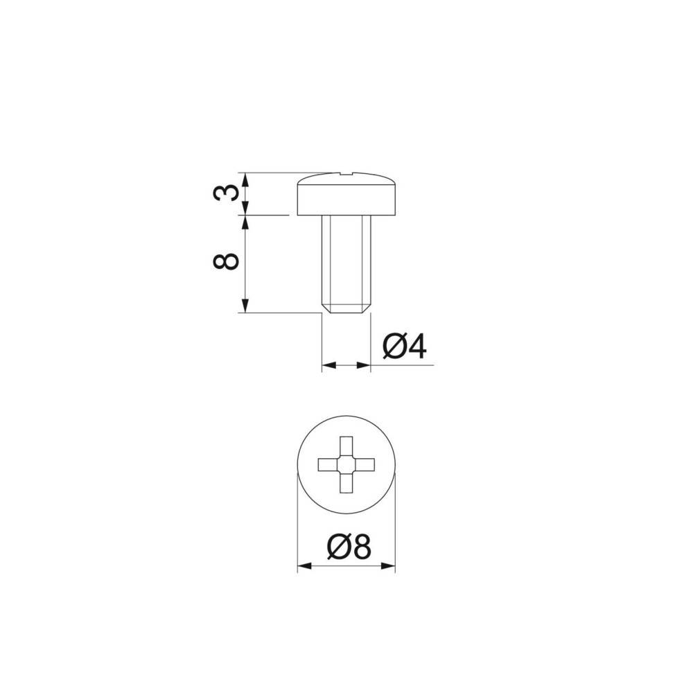 OBO Bettermann Vertr Verbinderschraube selbstfurchend BSKM-S4008