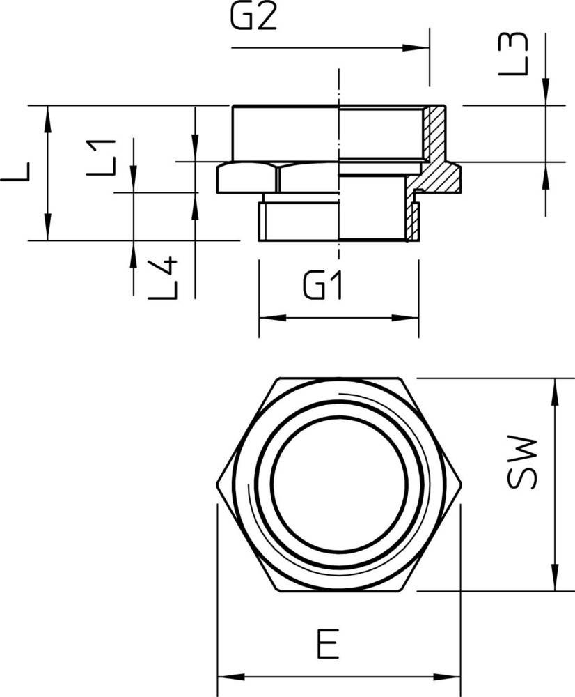 20 Stk. OBO Bettermann Adapter PG - M 165 ADA PG9