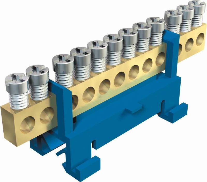 OBO Bettermann Neutralleiterklemme 60 N 12x16 BL