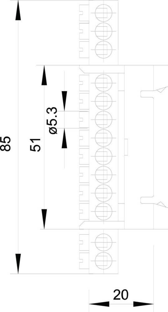 OBO Bettermann Vertr Schutzleiterklemme grün/gelb 12x16qmm 60 S