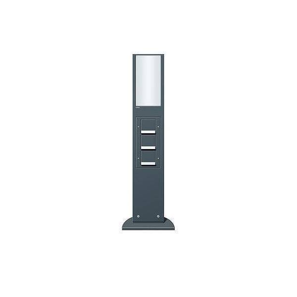 1St. Gira 134228 E-Säule Licht + 3x Schuko SH 769 mm Energiesäule Anthrazit