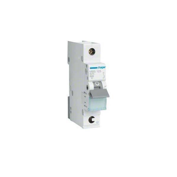 Hager MBS125 Leitungsschutzschalter 1polig 25 A 400 V