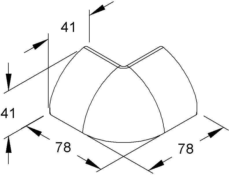 Ausseneck EDKA50.3 reinweiss