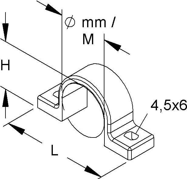 HKL Befestigungsschelle zweilappig 795/31