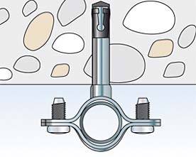 Fischer 60189 Schraubabstandsschelle AM 15/16 50St.