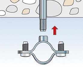 Fischer 60189 Schraubabstandsschelle AM 15/16 50St.
