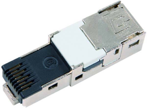 Telegärtner 100007454 STX V1 RJ45-Steckereinsatz Cat.6 100007454 Stecker, gerade Pole: 8P8C 1 St.