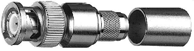 Telegärtner 100023319 100023319 BNC-Steckverbinder Stecker, gerade 50 Ω 1 St.