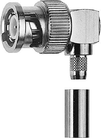 Telegärtner 100023458 100023458 BNC-Steckverbinder Stecker, gewinkelt 75 Ω 1 St.