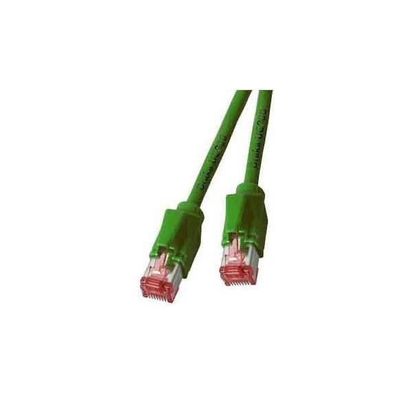 EFB Elektronik K8053.2 RJ45 Netzwerkkabel, Patchkabel CAT 6a S/FTP 2.00 m Grün vergoldete Steckkontakte 1 St.