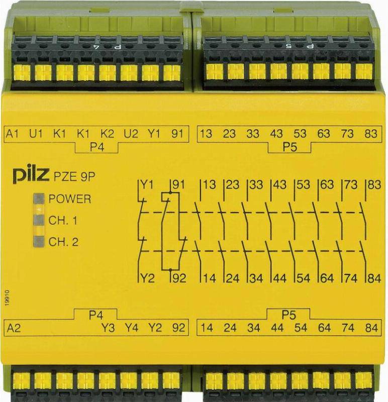 Pilz Kontakterweiterungsblock PZE 9P #787140