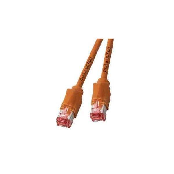 EFB Elektronik K8056.2 RJ45 Netzwerkkabel, Patchkabel CAT 6a S/FTP 2.00 m Orange vergoldete Steckkontakte 1 St.