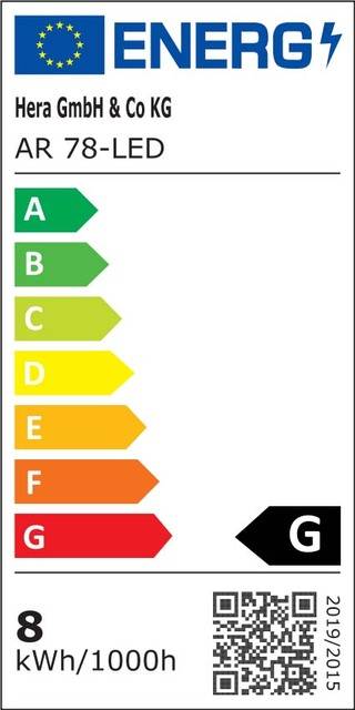 Hera LED-Einbauleuchte ww eds 61001430208