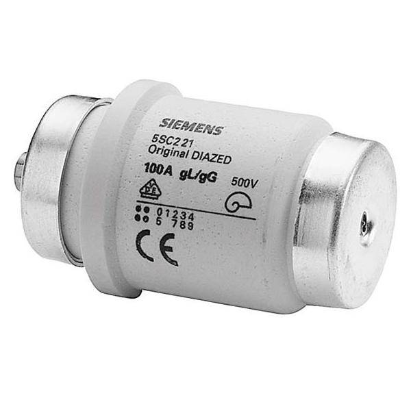 Siemens 5SC221 Sicherungseinsatz Sicherungsgröße = DIV 100 A 500 V/AC 3 St.