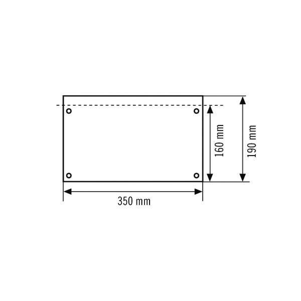 ESYLUX EN10032523 Piktogramm Notausgang oben, Richtungsangabe links aufwärts, Notausgang oben, Richtungsangabe rechts aufwärts
