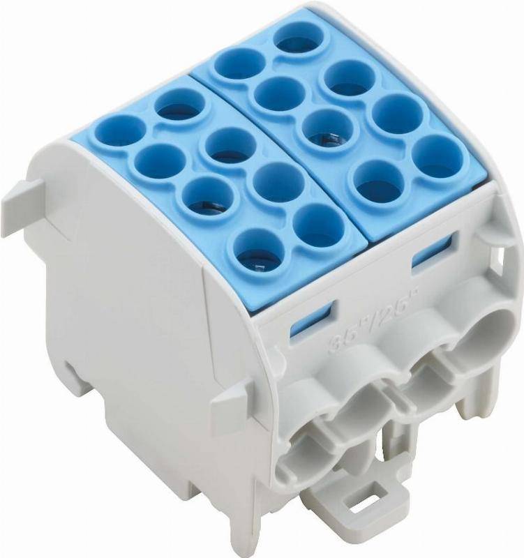 Weidmüller 1561700000 Verteilerblock Schrauben Blau 2 St.