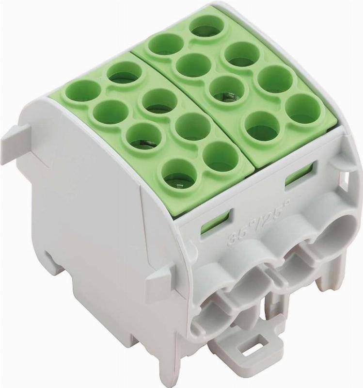 Weidmüller 1561620000 Verteilerblock Schrauben Grün 2 St.