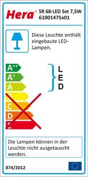 Hera LED-Einbauleuchten Set 61001475501