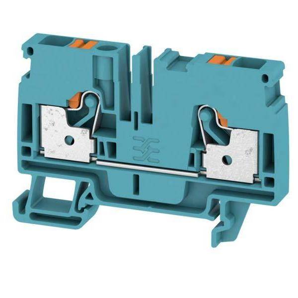 Weidmüller 1991790000 Durchgangsklemme 8.1 mm Zugfeder Blau 50 St.