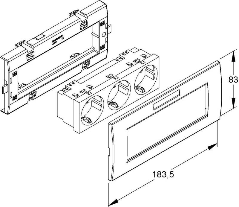 HKL Geräteeinbausystem KES-3.3.20
