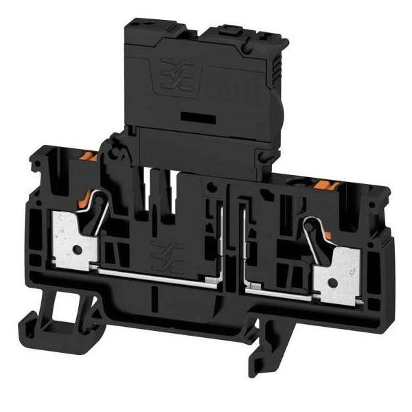 Weidmüller 2429870000 Sicherungsreihenklemme 6.10mm Zugfeder Schwarz 50St.