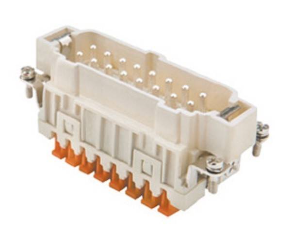 ILME Stifteinsatz Gr.77.27 CSHM 16 16P+PE Silber SQUICH 16A 500V Industriematerial Steckverbinder