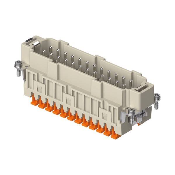 ILME Stifteinsatz Gr.104.27 CSHM 24 24P+PE Silber SQUICH 16A 500V Industriematerial Steckverbinder