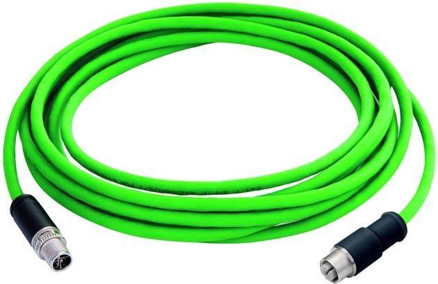 TELEGÄRTNER STX M12x1-M12x1 VL X-kod. Cat.6A, CP01CS02B-SFTP2607C7-1PUR-A0500, 5m