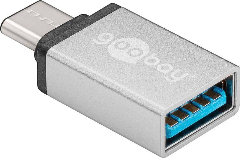 Goobay USB 2.0 Adapter [1x USB-C® Stecker - 1x USB 3.2 Gen 1 Buchse A (USB 3.0)] 0.00 m