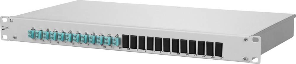 Metz Connect Spleissbox bestückt OpDATfix 12LC-D
