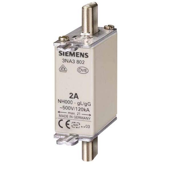 Siemens 3NA3804 Sicherungseinsatz Sicherungsgröße = 0 4 A 500 V 3 St.