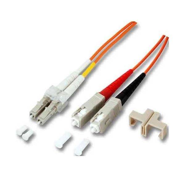 EFB Elektronik O0314.1 Glasfaser LWL Anschlusskabel [1x LC-Stecker - 1x SC-Stecker] 50/125 µ Multimode OM3 1.00 m