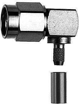 Telegärtner 100027634 100027634 SMA-Steckverbinder Stecker, gewinkelt 50 Ω 1 St.