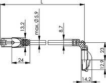 Telegärtner Patchkabel S/FTP 6A 100008012