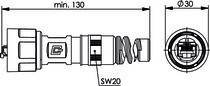 Telegärtner 100007460 STX V1 RJ45-Steckerset Kunststoff Variante 1 100007460 Stecker, gerade Pole: 8P8C Schwarz 1 St.