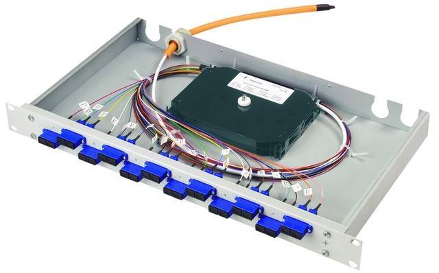 Telegärtner 100022037 LWL-Patchpanel 12 Port LC 1 HE