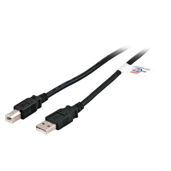 EFB Elektronik USB-Kabel USB 2.0 USB-A Stecker, USB-B Stecker 5.00 m Schwarz K5256SW.5