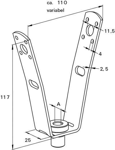 Fischer Trapezhänger 79826 25St.