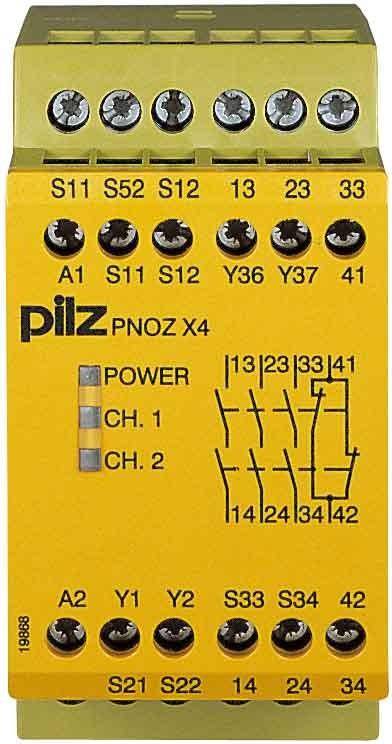 Pilz Not-Aus-Schaltgerät PNOZ X4 #774731