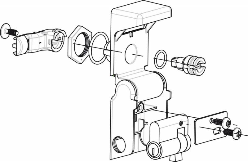 Schneider Electric NSYAEDLPADS3D Türarretierung 1 St.