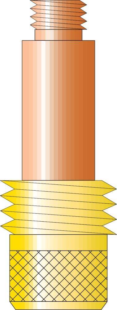 Spannhülsengehäuse Gaslinse D:3,2,45V27