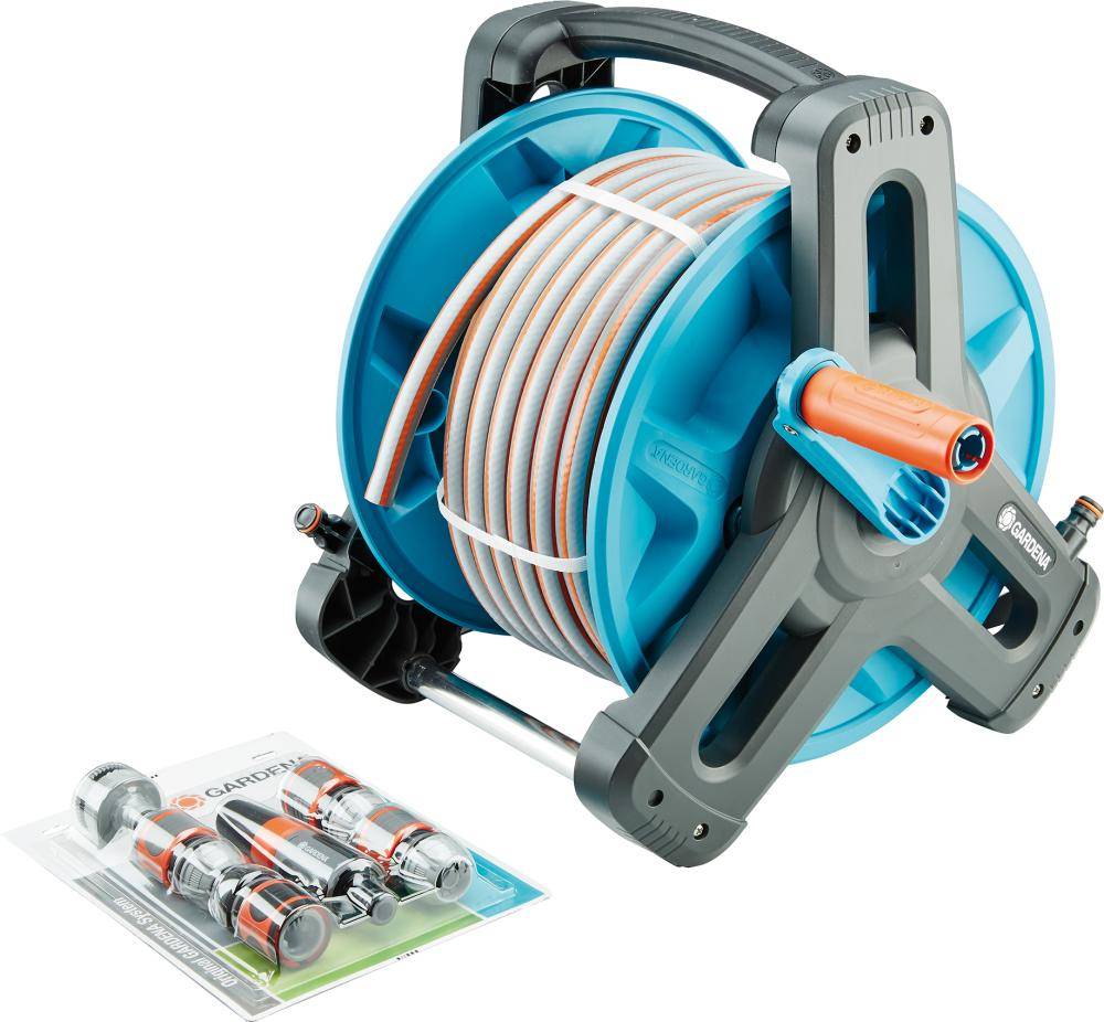 GARDENA 08009-20 Classic 50 Set Gartenschlauchtrommel 13 mm 20 m 1/2 Zoll 1 St.