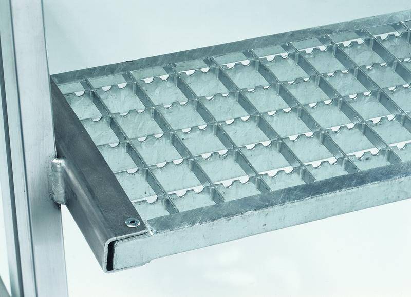 Podestleiter einseitig Rollen-Griff,7Stu<br>58107