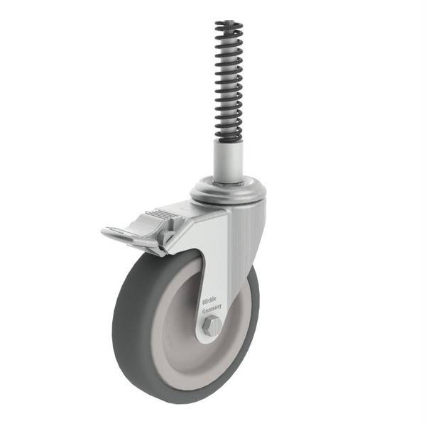 Federrolle Podestleiter mit Feststeller