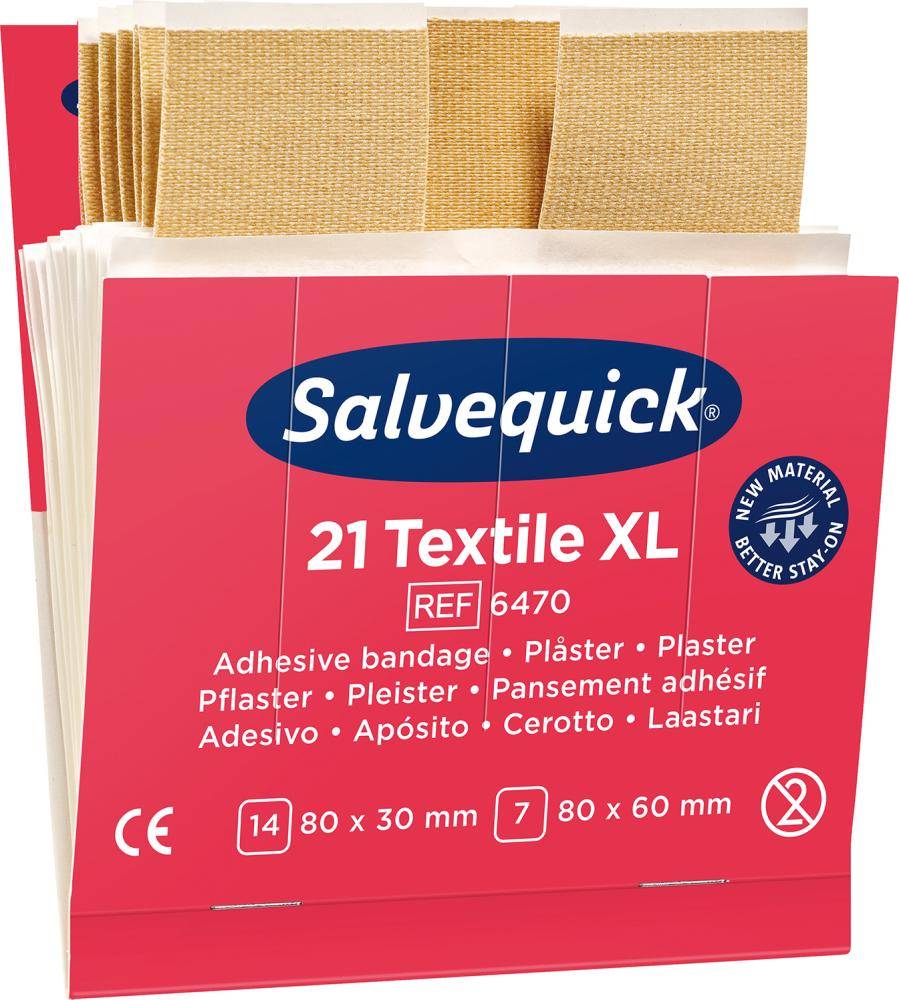 Salvequick Nachf.6x21Pfl.Textil extra groß 7310610064709